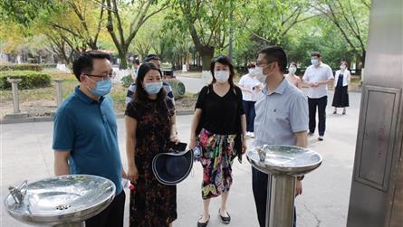 成都市教育局普教處石斌處長到七中實驗督導檢查工作