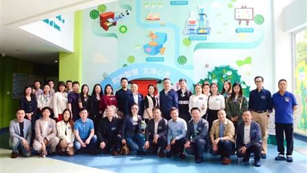 僑商進校 共話教育 || 成都市僑商協會到成都冠城...